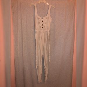 Beige Jumpsuit